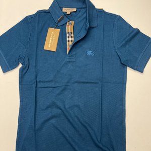Burberry Hartford  Deep Tale Blue polo shirt